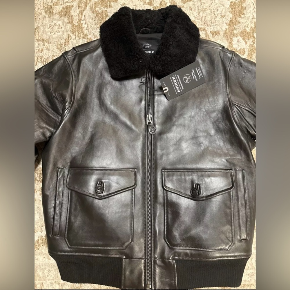 Avirex bomber jacket in sized medium. New with tags